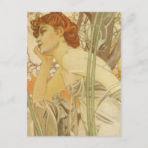 Tarjeta postal virgen Lady Daydreaming