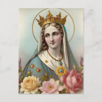 Tarjeta postal Virgin Mary