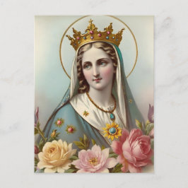 Tarjeta postal Virgin Mary