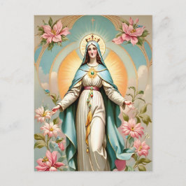 Tarjeta postal Virgin Mary