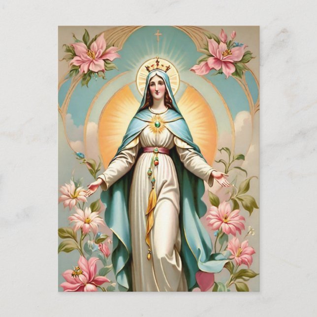 Tarjeta postal Virgin Mary (Anverso)