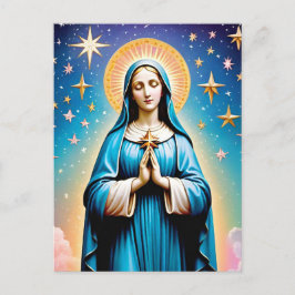 Tarjeta postal Virgin Mary