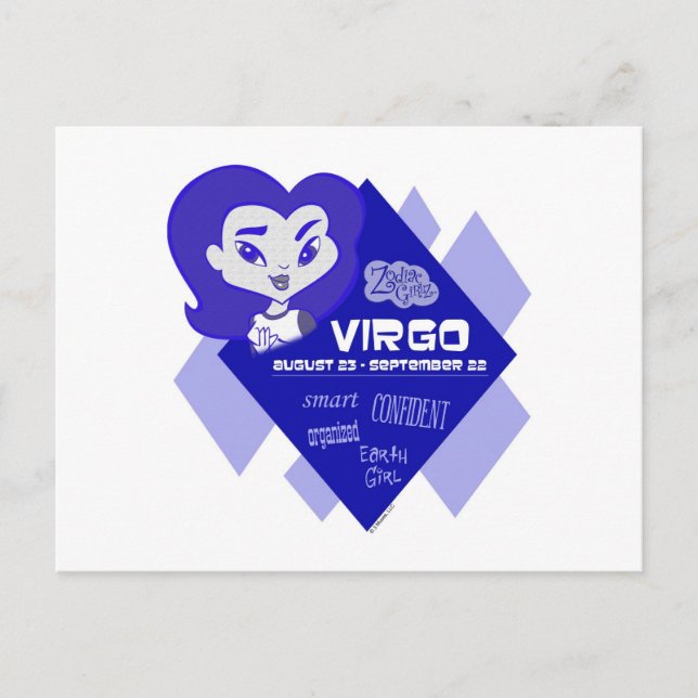 Tarjeta postal Virgo (Anverso)