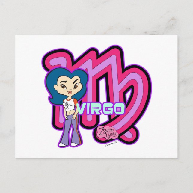 Tarjeta postal Virgo (Anverso)