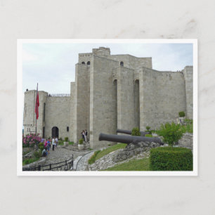 Tarjeta postal vista del Museo de Skanderbeg de Al