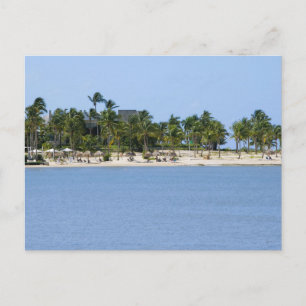 Tarjeta postal vista tropical