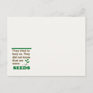 Tarjeta postal VOTE 2018 SEEDS