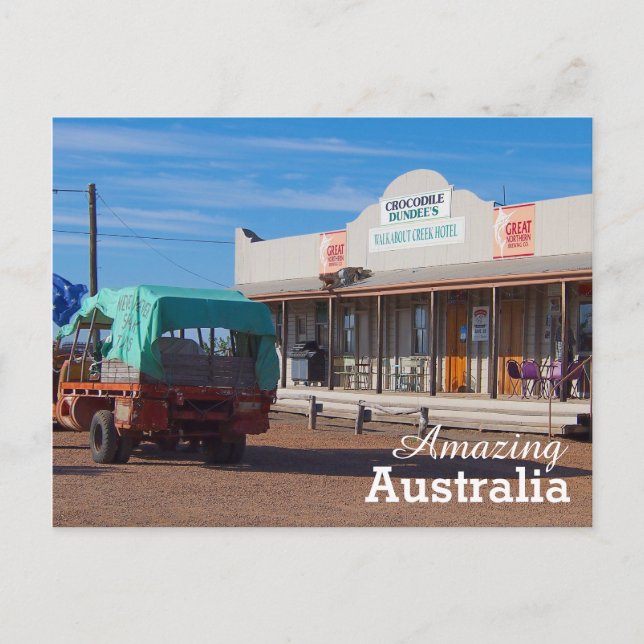 Tarjeta postal Walkabout Creek Hotel (Anverso)