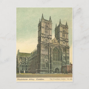 Tarjeta postal Westminster Abbey Vintage