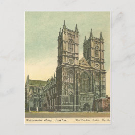 Tarjeta postal Westminster Abbey Vintage
