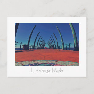 Tarjeta postal Whalebone Pier Umhlanga Durban SA