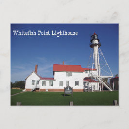 Tarjeta postal Whitefish Point Lighthouse