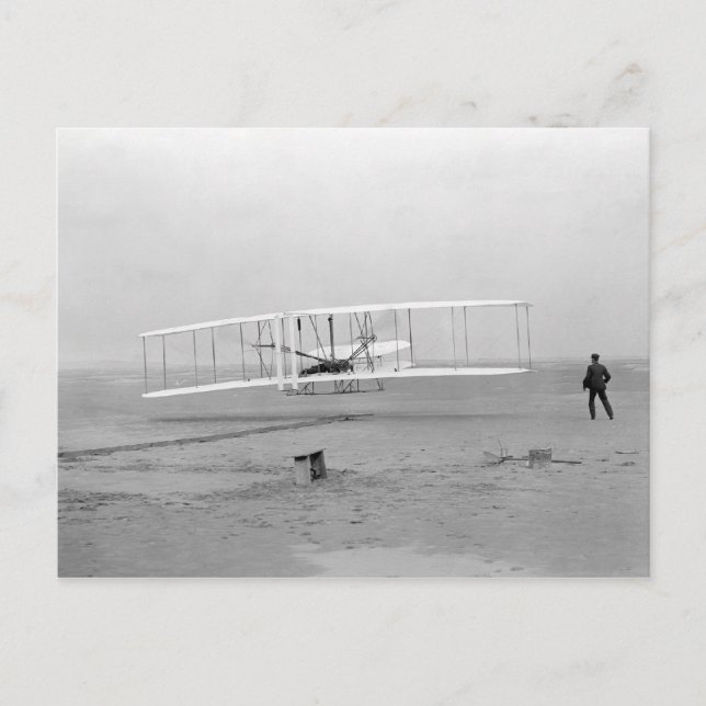Tarjeta postal Wright Flyer (Anverso)