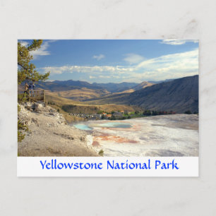 Tarjeta postal Yellowstone Park Mammoth Hot Spring
