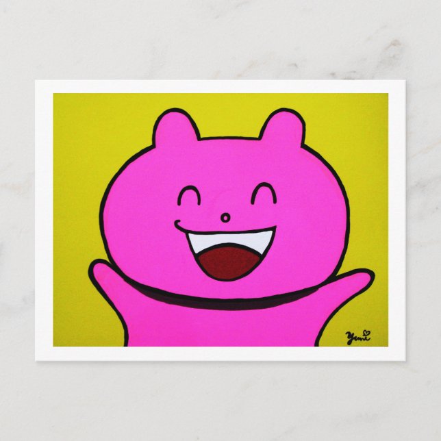 Tarjeta postal - Yummy afortunado (Anverso)