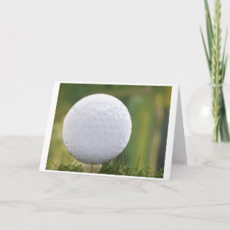 Tarjeta postcard concentras golf