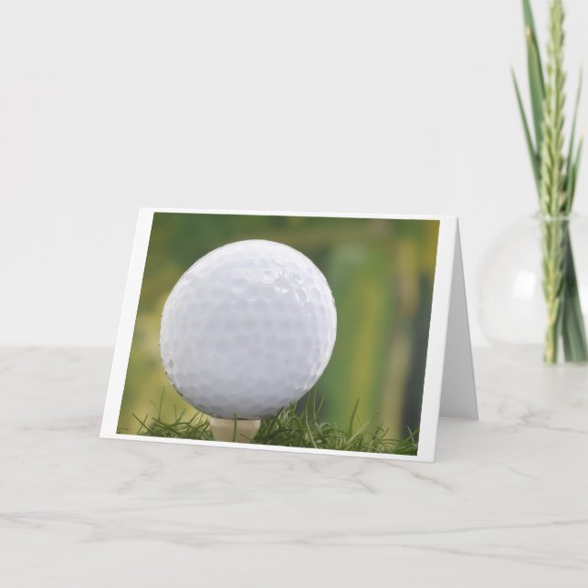 Tarjeta postcard concentras golf (Anverso)