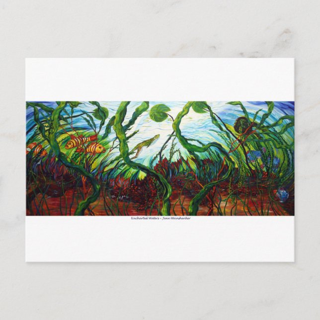 TARJETA POSTCARD de Aguas sin Compartir (Anverso)