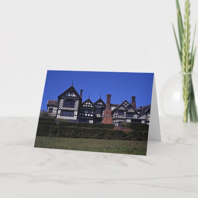 Tarjeta Postcard de Bramall Hall Cheshire (Anverso)