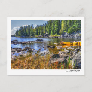 Tarjeta PostCard de estrechos rocosos