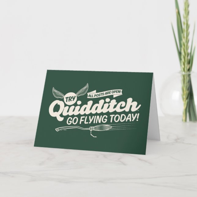 Tarjeta POSTER de contratación de QUIDDITCH™ (Anverso)