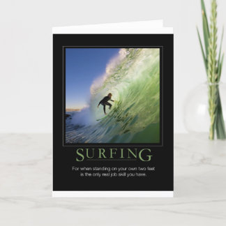 Tarjeta Poster de Surfing_Demotivational