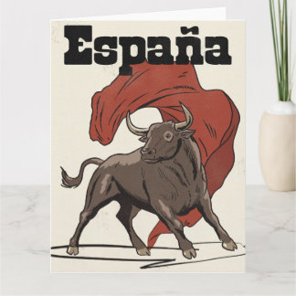 Tarjeta Póster de viaje a España