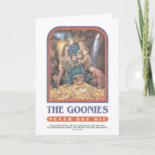 Tarjeta Póster del Tesoro Aniversario de The Goonies