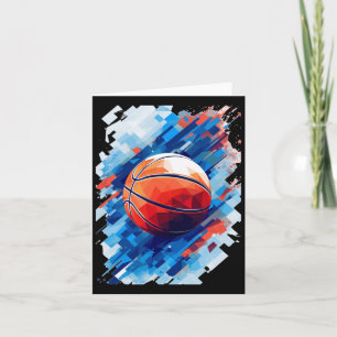 Tarjeta Póster gráfico de arte de baloncesto 1