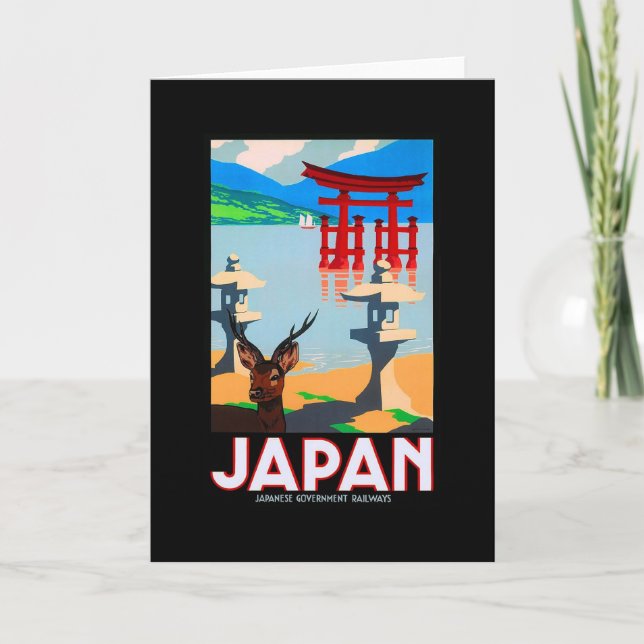 Tarjeta Poster japonés de época (Anverso)
