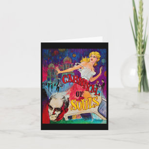 Tarjeta Poster Monstruo de Halloween: Carnaval de almas