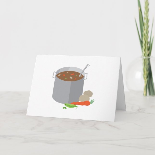 Tarjeta Pota De Sopa (Anverso)