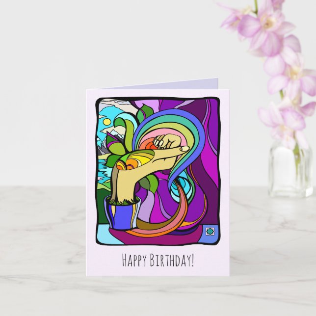 Tarjeta Potencial arraigado (Orquídea)