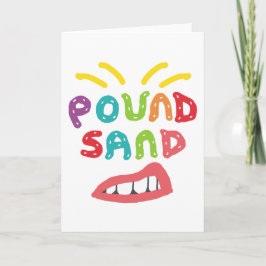 Tarjeta Pound Sand