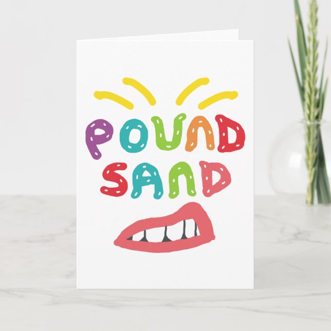 Tarjeta Pound Sand (Anverso)