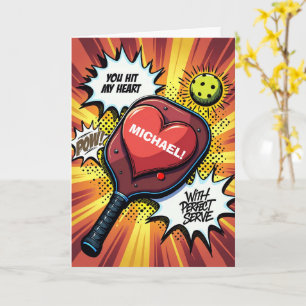 Tarjeta ¡POW! Golpeaste Mi Corazón 💘 San Valentín