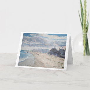 Tarjeta Pozos de la playa de la isla de Drake, Maine