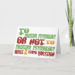 Tarjeta Practicar Psicología