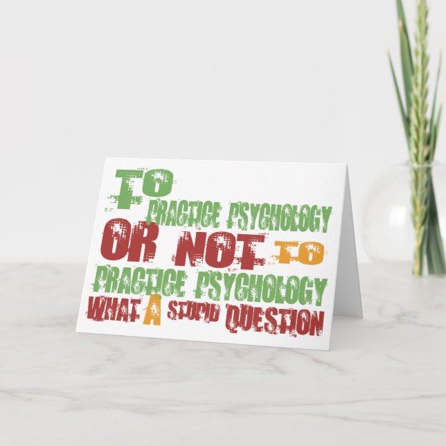 Tarjeta Practicar Psicología (Anverso)