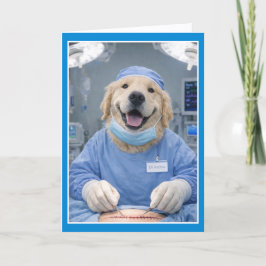 Tarjeta Practicing Medicine Get Well Card SA-1