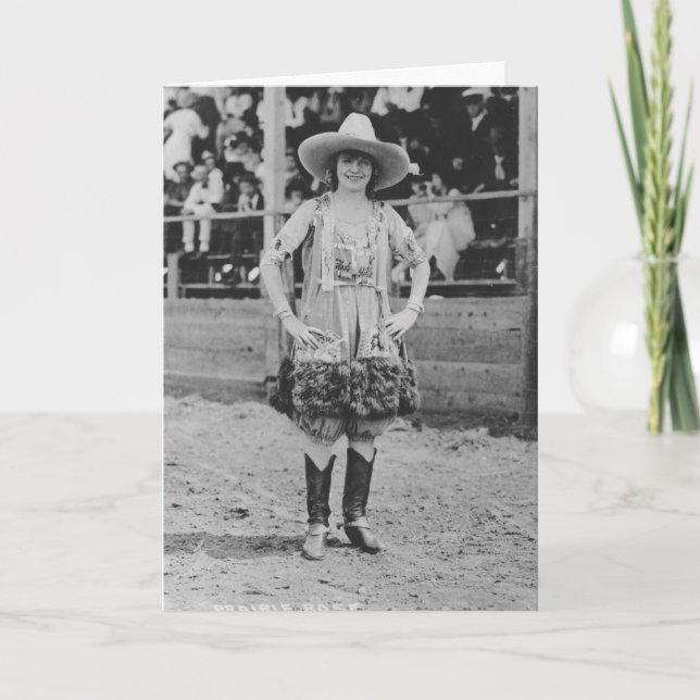 Tarjeta Prairie Rosa Henderson (Anverso)