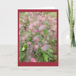Tarjeta Prairie Smoke Blank Note Card