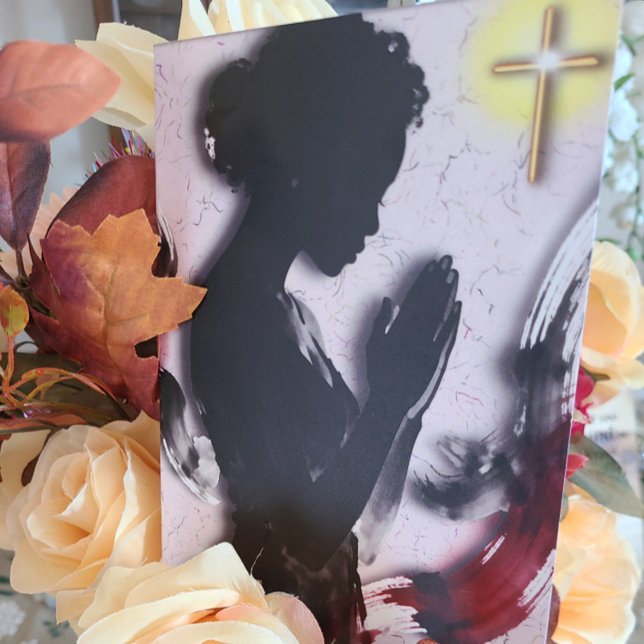 Tarjeta Praying For You Encouragement (Subido por el creador)