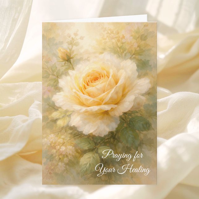 Tarjeta Praying for Your Healing Christian Sympathy (Subido por el creador)