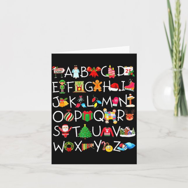 Tarjeta Pre-k Kindergarten Teachers Students Kids Christma (Anverso)