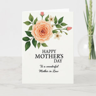 Tarjeta Preciosa para la Suegra