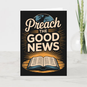 Tarjeta Predicar las Buenas Nuevas Jw Testigos de Jehová 