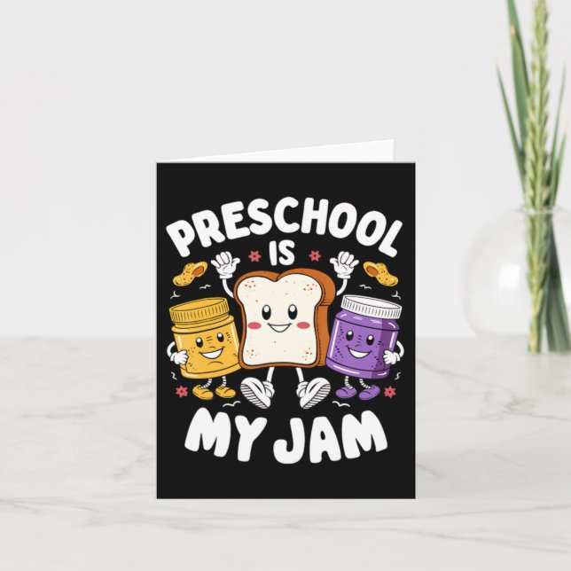 Tarjeta Preescolar Es Mi Pasión Profesor de Mantequilla de (Anverso)