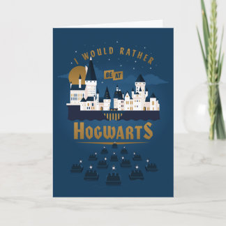 Tarjeta Preferiría Estar En HOGWARTS™ Abstract Bote Ride