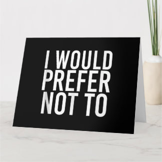 Tarjeta PREFERIRÍA NO DARME DINERO A Gimnasio Lazy